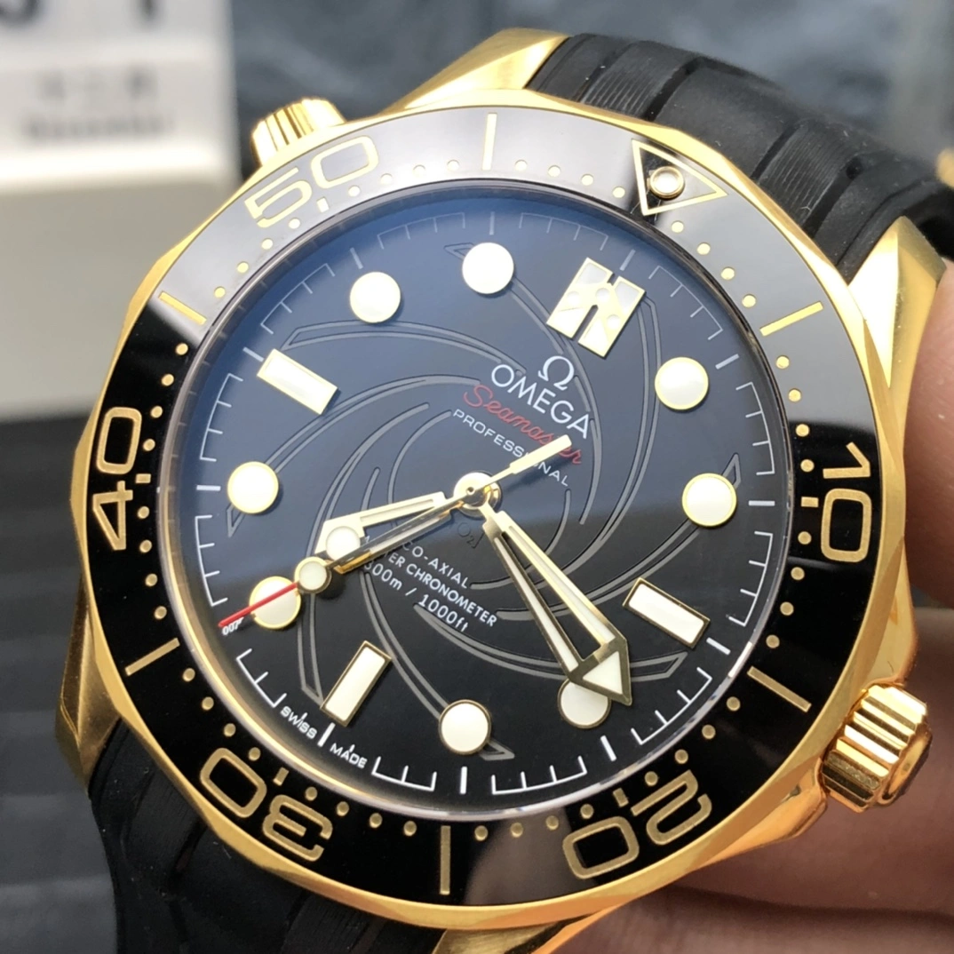 CBD Factory Omega Seamaster Diver 300M 42mm James Bond 50th Anniversary 18K Yellow Gold (210.62.42.20.01.001) 1:1 Super Clone – Dandong DD8807 Movement TechFriendly 291